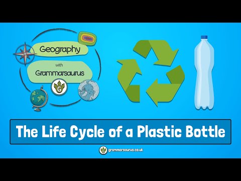 Geography with Grammarsaurus - The Life Cycle of a Plastic Bottle