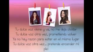Tu Dulce Voz (letra) RBD