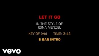 Idina Menzel - Let It Go (Karaoke)