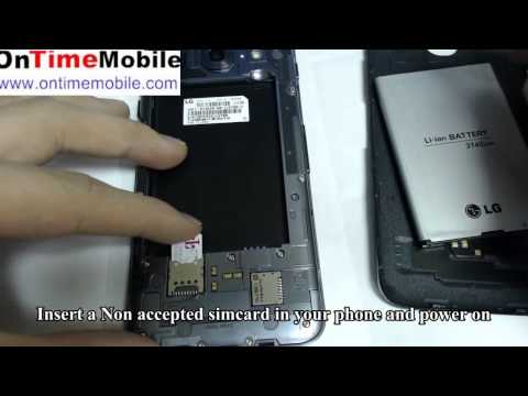 How to Check Ur IMEI and How to unlock LG Optimus G Pro E980