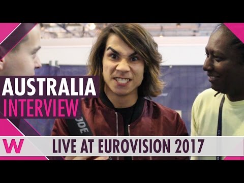 Isaiah (Australia 2017) interview @ Eurovision 2017 | wiwibloggs