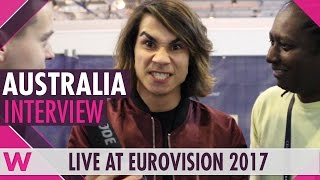 Isaiah (Australia 2017) interview @ Eurovision 2017 | wiwibloggs