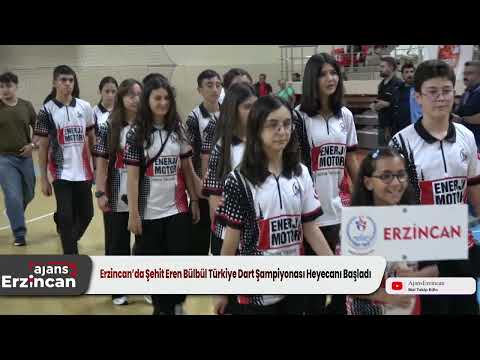 Erzincan’da Şehit Eren Bülbül Türkiye Dart Şampiyonası Heyecanı Başladı