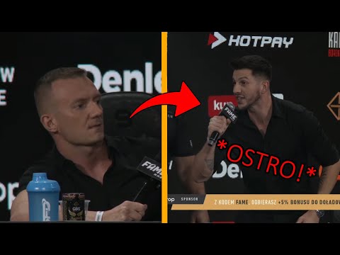 KRYCHA VS SASHA OSTRA KŁÓTNIA | 1 KONFERENCJA FAME MMA 11