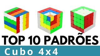 TOP 10 PADRÕES mais BONITOS no Cubo Mágico 4x4