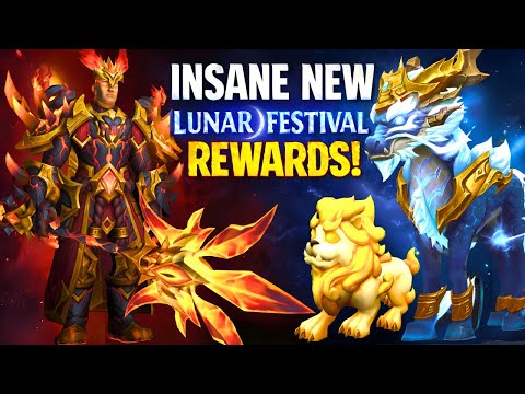 New INSANE Lunar Festival Rewards! Mounts, Transmogs, Toy, Decor & Pet! WoW Lunar Festival 2026
