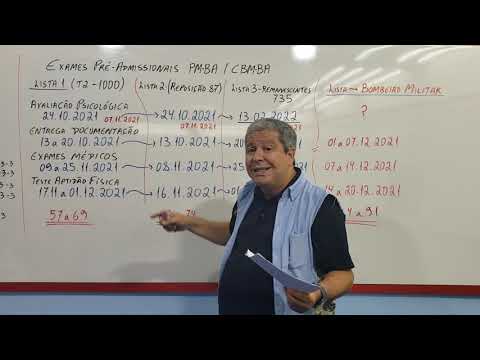 CONCURSO PM/CBM-BA 2019 - ATENÇÃO COM AS DOCUMENTAÇÕES e EXAMES MÉDICOS.