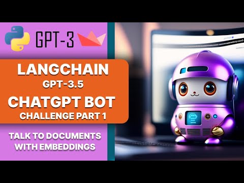 Langchain ChatGPT your documents challenge with Gpt 3 and OpenAI embeddings and Streamlit UI