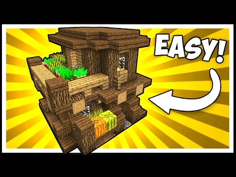 Cubey - COMPACT & EFFICIENT WOODEN HOUSE! - Minecraft Tutorial