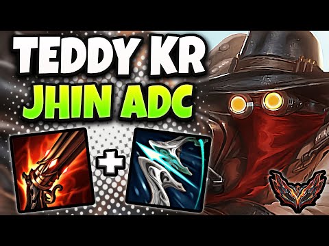 Jhin vs Caitlyn ADC [ Teddy ] Patch 13.4 Korea Grandmaster ✅