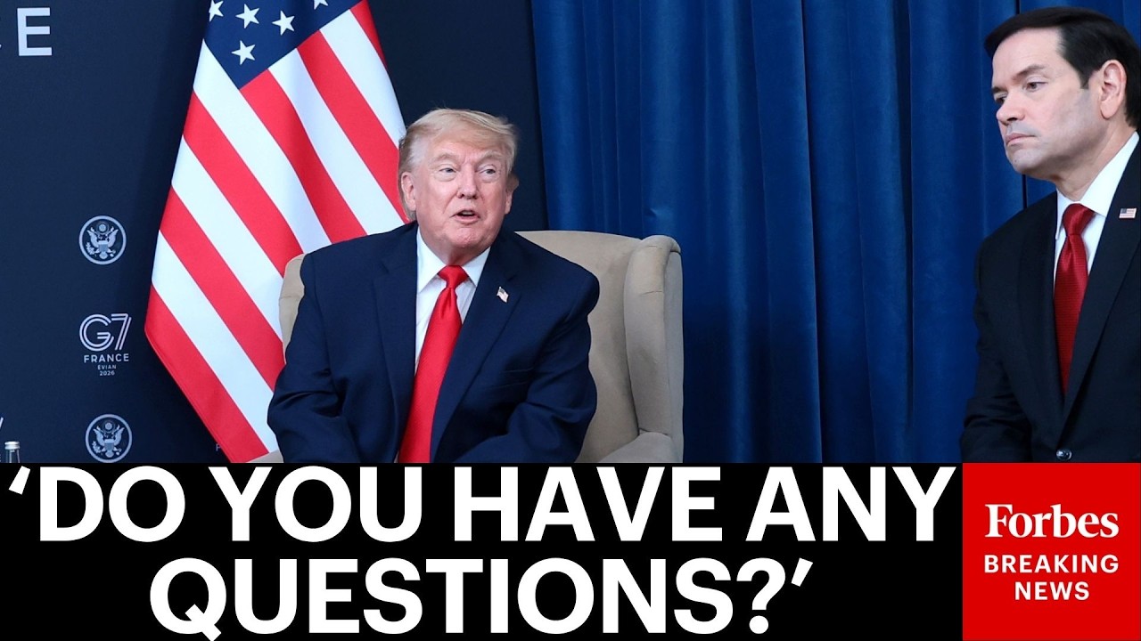 Video | President Trump Takes Question After Question From Reporters On The Iran Peace Deal
