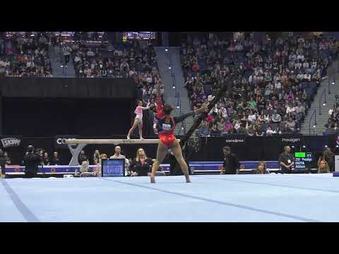 Jordan Chiles -  Floor Exercise -  2024 Core Hydration Classic  - Senior Women Session 2