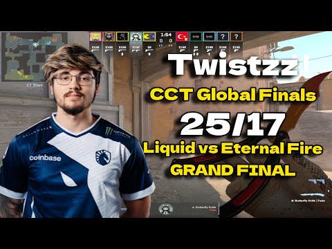 CS2 POV Liquid Twistzz (25/17) vs Eternal Fire (Dust2) @ CCT Global Finals 2024 Grand final