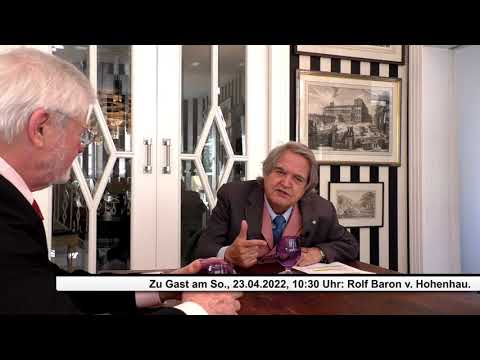 Preview Markworts Stammtisch mit Rolf Baron von Hohenhau am Sonntag, 23.04.2023, ab 10:30 Uhr.