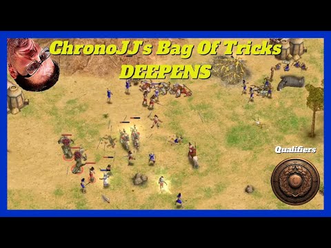 The Eggy CF Leads To CHAOS | Tunison (Oranos) vs ChronoJJ (Ra) Game 4/5 #aom #ageofempires