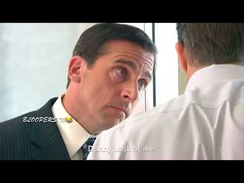 The Office season 7 bloopers ||Look at me.(Season 7, Episode 5 - The Sting).