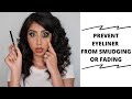 HOW TO STOP EYELINER FROM SMUDGING/FADING | Hemali Mistry