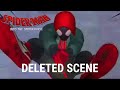 DELETED SCENE Spider Man Into The Spider Verse 2018