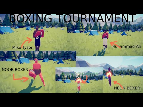 Totally Accurate Battle Simulator : TABS : Boxing Tournament.
