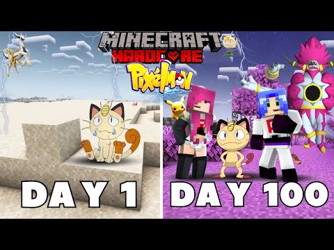 "Meowth Survives 100 Days in Hardcore Minecraft" - Crazy Twist at the End!
