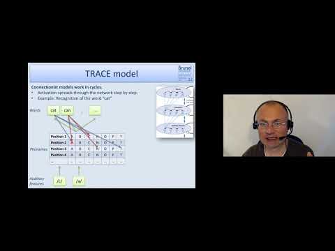 Cognitive Psychology Lectyre 07 - Language 2 - Part 2 (Cohort theory & TRACE model)