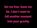 Sara Barielles - Gravity (lyrics)
