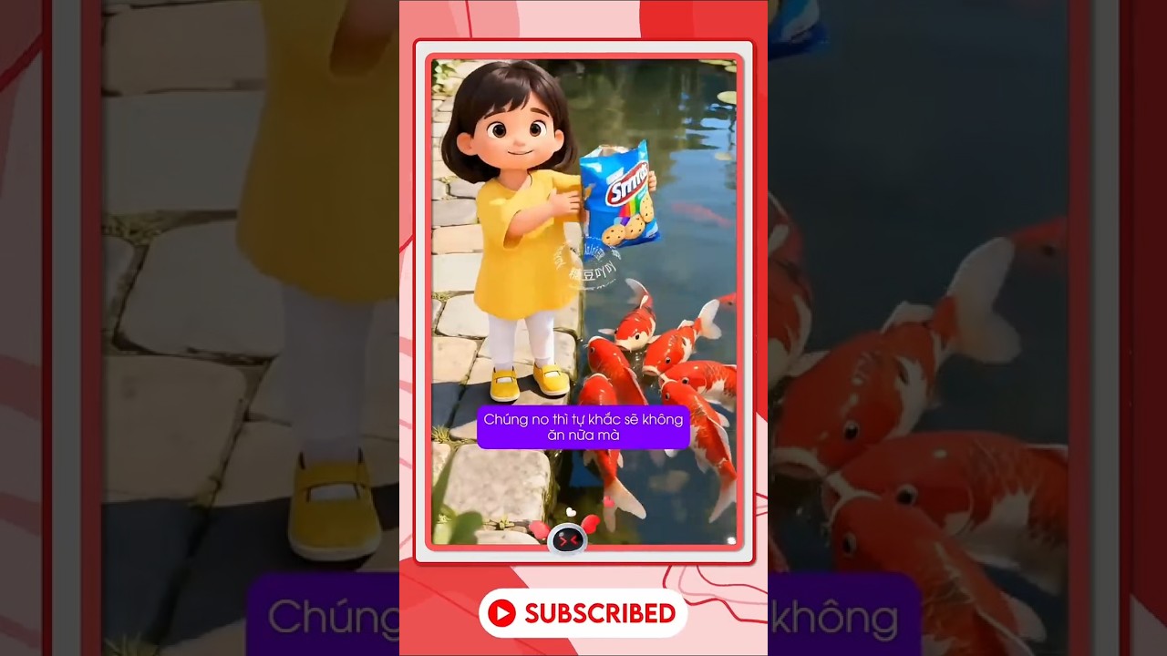 Cho cá chép ăn bánh quy