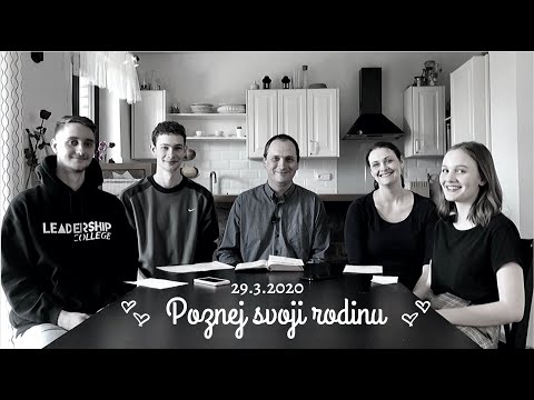 29.03.2020 Petr Špok - Poznej svoji rodinu
