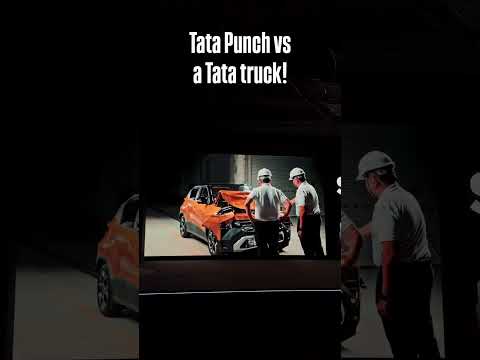 2026 Tata Punch vs Truck  - Full-Impact crash test!