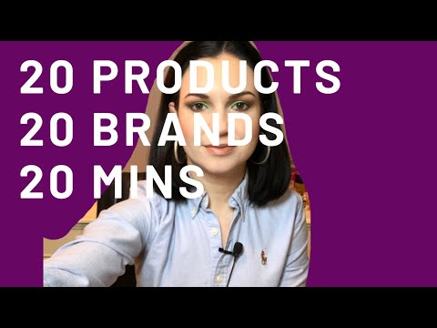 20 Best Makeup Products From 20 Brands in 20 Minutes!