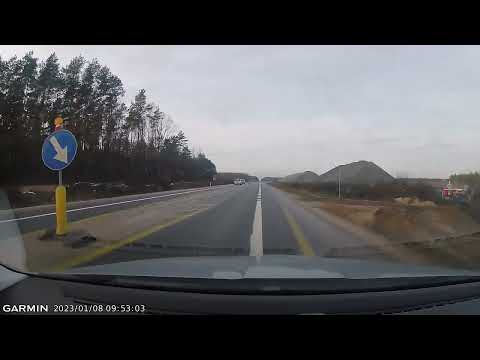 Postępy w budowie autostrady A2 - węzeł Groszki - styczeń 2023