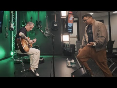 BTS of a 97x Green Room featuring William Ryan Key of Yellowcard