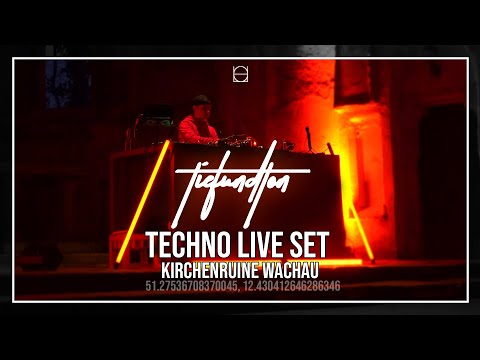 TIEFUNDTON LIVE@KIRCHENRUINE WACHAU | TECHNO VIDEO SET