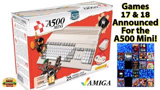 Amiga A500 Mini Game Update - 2 Games added to the list! Games 17 & 18 out of 25 announced!