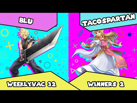 WeeklyVac 32 - SSBU - Blu (Cloud) vs TacoSpartan (Zelda)