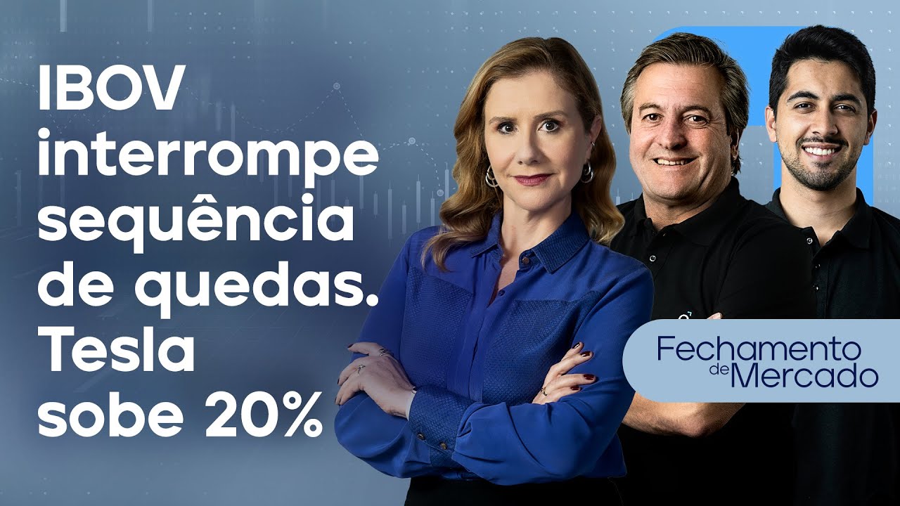 🔴 24/10/24 - IBOV INTERROMPE SEQUÊNCIA DE QUEDAS | TESLA SOBE 20% | Fechamento de Mercado