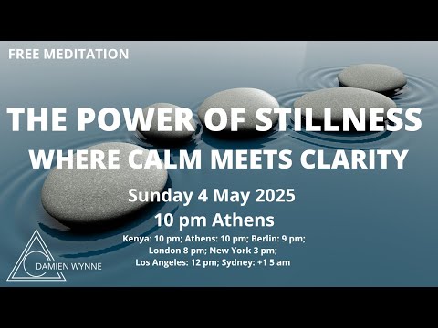Damien Wynne - THE POWER OF STILLNESS - WHERE CALM MEETS CLARITY. FREE WEBINAR