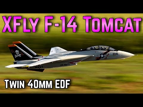 XFly F-14 Tomcat Twin 40mm EDF PNP - Model AV8R Review