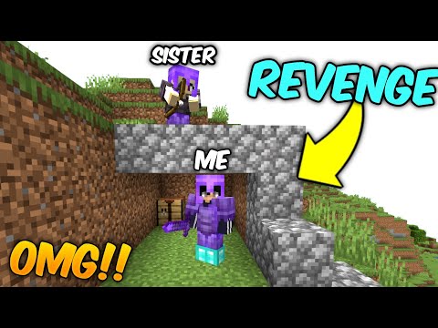 My SISTER Started WAR on Minecraft SMP For REVENGE || TROLLING  SISTER #4