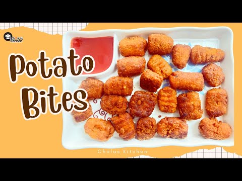 Potato Bites Recipe | Perfect Snack & Starter | Easy Aloo Recipe| Kids Healthy Snacks|