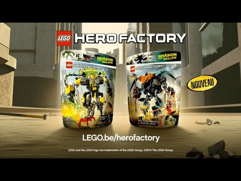 2ème Pub TV FR Hero Factory 'Invasion des Profondeurs' ! - LEGO H-F Spot en Français, Française !