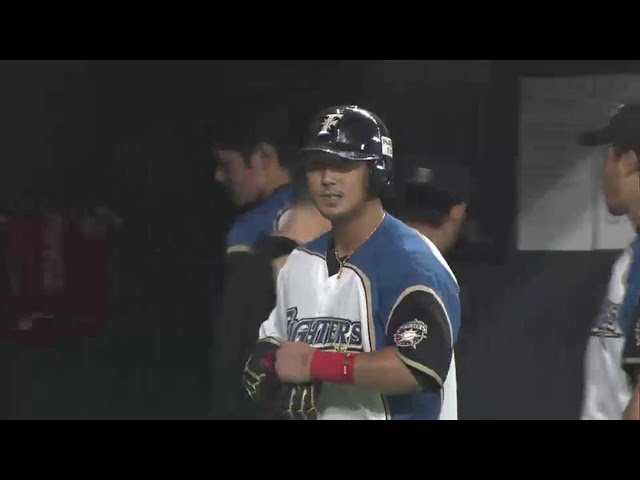 1回裏 ファイターズ4番・中田 犠牲フライで1点先制!! 2014/5/20 F-D