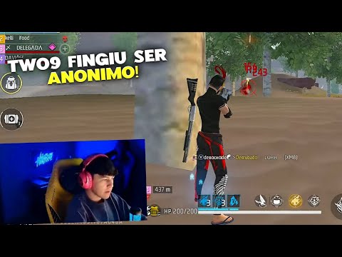 TWO9 LIMPOU O MAPA FINGINDO SER ANÔNIMO!#two9 #freefire