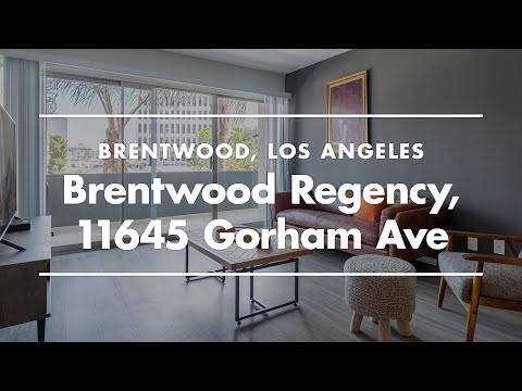 Apartment Tour in Los Angeles | Brentwood Regency Furnished Apartment in Brentwood, LA