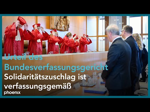 Bundesverfassungsgericht urteilt zu Solidaritätszuschlag am 26.03.25