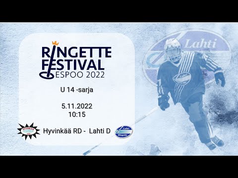 Ringette Festival U14: Hyvinkää RD - Lahti D. 5.11.22 10:55