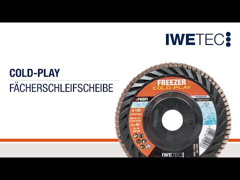 Cold-Play | Fächerschleifscheibe | IWETEC