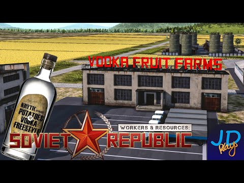 Vodka Fruit Farms ⚒️ Workers & Resources ⛏️ Ep12 ☭ Lets Play, Tutorial, Walkthrough
