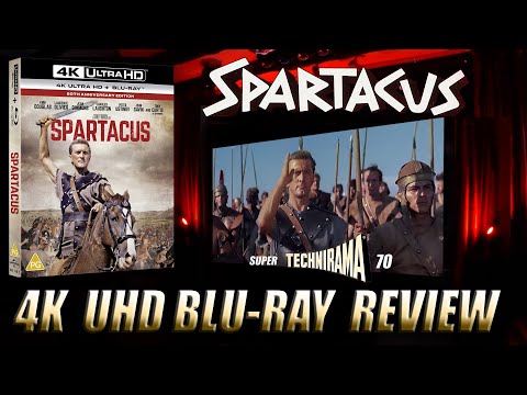 SPARTACUS 4K UHD Blu ray & SUPER TECHNIRAMA 70 Review