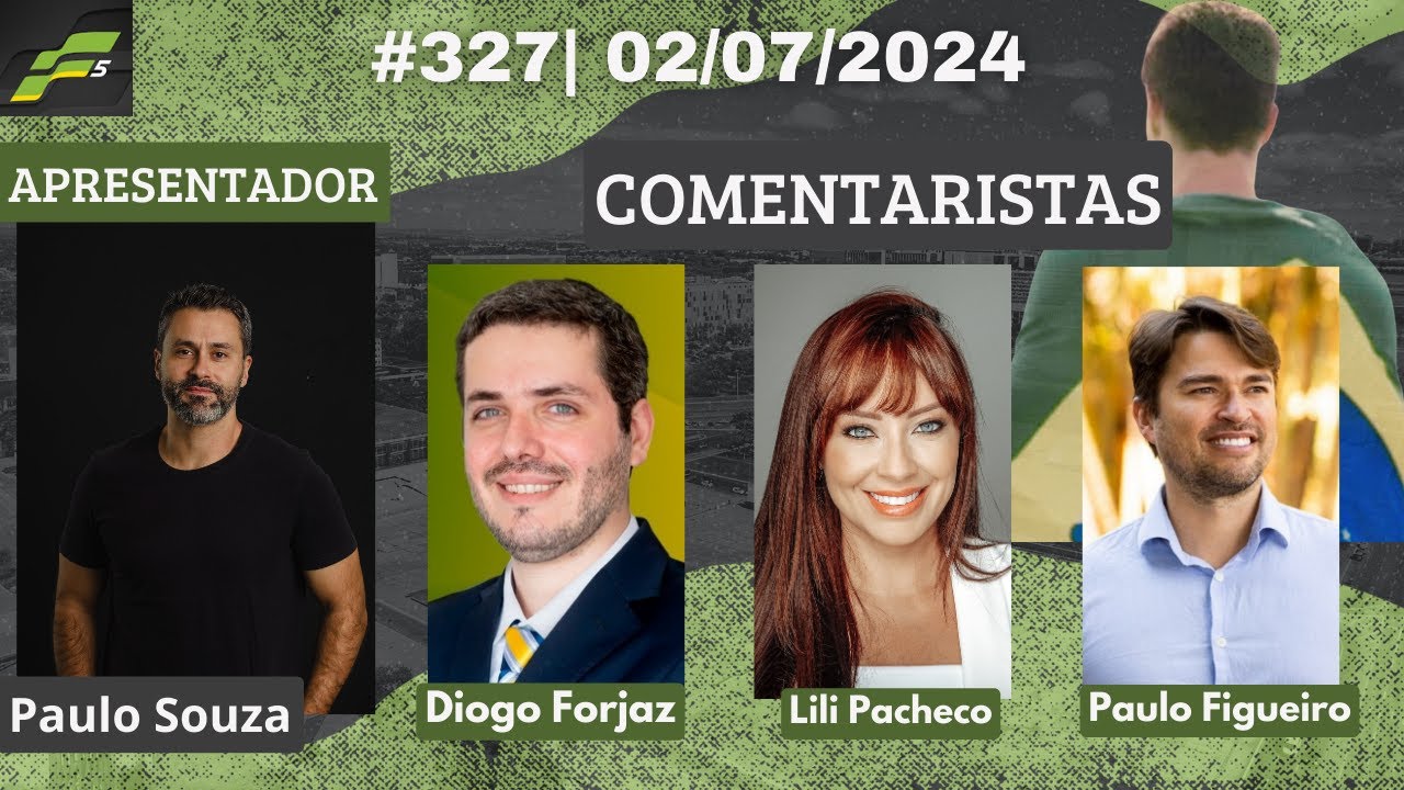 PROGRAMA F5 n295| 16/05/2024| COM PAULO SOUZA,DIOGO FORJAZ, LILI PACHECO E PAULO FIGUEIRO